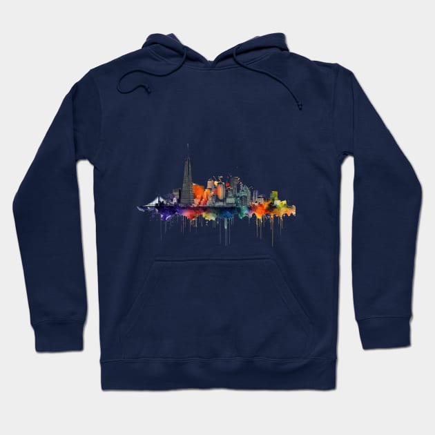 San Francisco Skyline Hoodie by Andrew World